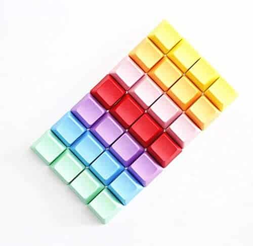 1 Pcs Blank Thick PBT Keycaps R1 R2 R3 R4 Single Switch OEM Height for Cherry MX RGB Gaming Mechanical Keyboard (R4, Red)