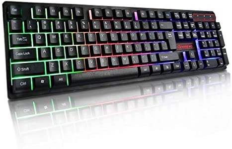 108 Key Mechanical Keyboard Colorful Illuminated Gaming Keyboard Hand Mechanical Floating Plastic Panel Keycap 19 Key