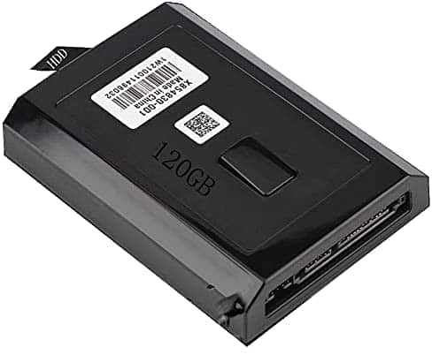 120GB HDD Hard Drive Disk Replacement Expand The Memory Kit for Xbox 360 Internal Slim to Upgrade Your Xbox Hard Drive and Expand Your Data Storage Black wear-Resistant and Drop-Resistant (120GB)