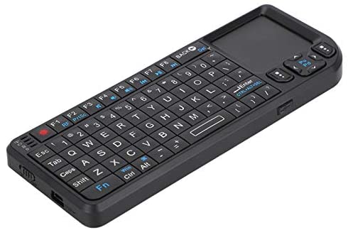 125 2.4G Mini Wireless Keyboard with Touchpad Mouse, 69 Keys USB Wireless Keyboard, 3-in-1 Multifunction UKB-100-RF USB Pocket Mini Wireless Keyboard for PC/Tablets/TV/Xbox/Smartphones