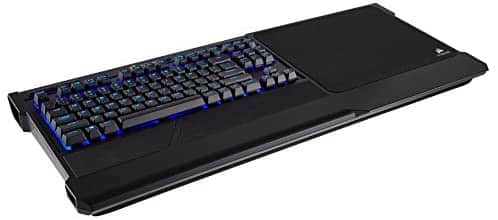 Corsair K63 Wireless Mechanical Keyboard & Gaming Lapboard Combo – Game Comfortably on Your Couch – Backlit Blue Led, Cherry MX Red – Quiet & Linear (CH-9515031-NA)