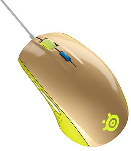 SteelSeries Rival 100, Optical Gaming Mouse – Gaia Green