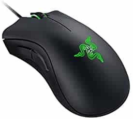 Razer DeathAdder Essential Gaming Mouse: 6400 DPI Optical Sensor – 5 Programmable Buttons – Mechanical Switches – Rubber Side Grips – Classic Black (Renewed)