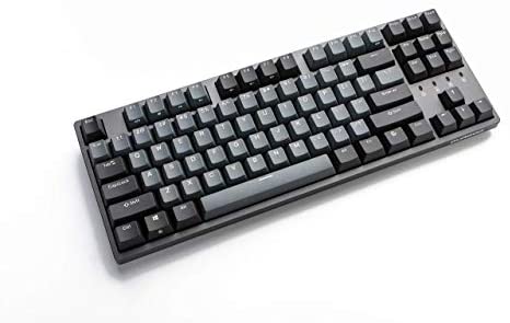 Durgod Taurus K320 TKL Mechanical Gaming Keyboard – 87 Keys – Double Shot PBT – NKRO – USB Type C (Cherry Silent Red, Space Grey)