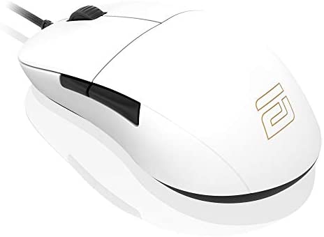 ENDGAME GEAR XM1r Gaming Mouse – PAW3370 Sensor – 50 to 19,000 CPI – Mouse for Gaming – 5 Buttons – Kailh GM 8.0 Switches – 80 M – Wired Computer Mouse – 2.46 oz Lightweight Gaming Mouse – White