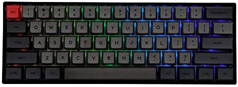 EPOMAKER SKYLOONG SK61 61 Keys 60% Hot Swappable Programmable Mechanical Gaming Wired Keyboard with RGB Backlit, NKRO, Water-Resistant, Type-C Cable for Win/Mac/Gaming (Gateron Optical Brown, Black)