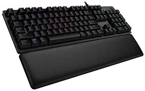 Logitech G513 Carbon LIGHTSYNC RGB Mechanical Gaming Keyboard with GX Red Switches – Linear