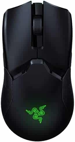 Razer Viper Ultimate Lightest Wireless Gaming Mouse: Fastest Gaming Switches – 20K DPI Optical Sensor – Chroma Lighting – 8 Programmable Buttons – 70 Hr Battery – Classic Black