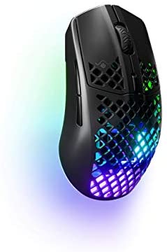 SteelSeries Aerox 3 Wireless – Super Light Gaming Mouse – 18,000 CPI TrueMove Air Optical Sensor – Ultra-Lightweight Water Resistant Design – 200 Hour Battery Life (Certified Refurbished) (Renewed)