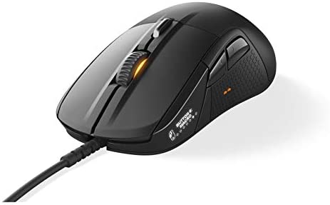 SteelSeries Rival 710 Gaming Mouse – 16,000 CPI TrueMove3 Optical Sensor – OLED Display – Tactile Alerts – RGB Lighting, Black