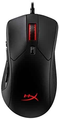 HyperX Pulsefire Raid – Gaming Mouse, 11 Programmable Buttons, RGB, Ergonomic Design, Comfortable Side Grips, Software-Controlled Customization (Renewed)