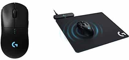Logitech G Pro Wireless Gaming Mouse with Esports Grade Performance & G Powerplay Wireless Charging System for G703, G903 Lightspeed Wireless Gaming Mice, Cloth or Hard Gaming Mouse Pad