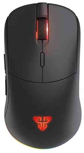 FANTECH Helios XD3 Symmetrical Wireless RGB Gaming Mouse, 16,000 DPI 6 Programmable Buttons Professional Grade Small Size Mouse (Black)