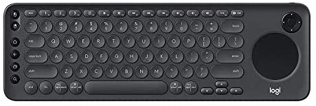 Logitech K600 TV – TV Keyboard with Integrated Touchpad and D-Pad Compatible with Smart TV (Renewed)