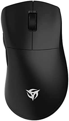 Ninjutso Origin One X – 65G Ultra Lightweight Wireless Gaming Mouse with USB-C Charging, 48H Battery, Kailh GM8.0 Switch & 100% PTFE Feet (Black)