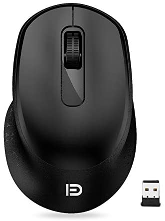 Bluetooth Wireless Mouse,Portable Laptop Mouse with Dual Mode Bluetooth + USB Receiver,1500 DPI Wireless Silent Bluetooth Mouse for Tablet Mac Computer (Black)