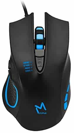 Gaming Mouse Wired, 4 Adjustable DPI Levels, 7 Circular & Breathing LED Light, AIKUN MORPHUS (GX53) Wired Mouse Used for Games and Office Laptop, PC, Mac