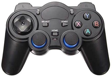 USB Wireless Gaming Controller Gamepad for PC/Laptop Computer(Windows XP/7/8/10) & PS3 & Android & Steam (Black)