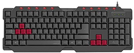 Speedlink Ferus Full-Size Gaming Keyboard, Uk Layout, Black (Sl-670000-Bk-Uk)
