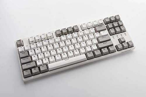 Durgod Taurus K320 TKL Mechanical Gaming Keyboard – 87 Keys – Double Shot PBT – NKRO – USB Type C (Cherry Brown, White)