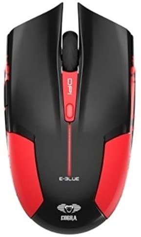 E-Blue Cobra JR 1600 DPI Ergonomic Gaming LED Mouse (Red)