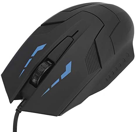 USB Wired Gaming Mouse, Laptop Desktop PC USB Wired Gaming Mouse for MOBA/FPS/RTS, 2400DPI Ergonomics Gaming Mice