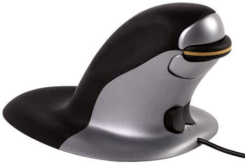 Fellowes Penguin Ambidextrous Vertical Mouse – Wired Medium