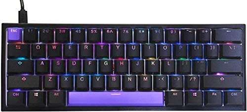 BOYI 60% Mechanical Keyboard,BOYI 61 Key Mini RGB Cherry MX Switch PBT Keycap 60% RGB Mechanical Gaming Keyboard (Cherry MX Brown, BOYI Black Color)