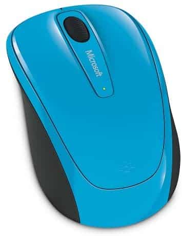 Microsoft 3500 Wireless Mobile Mouse, Cyan Blue (GMF-00273)
