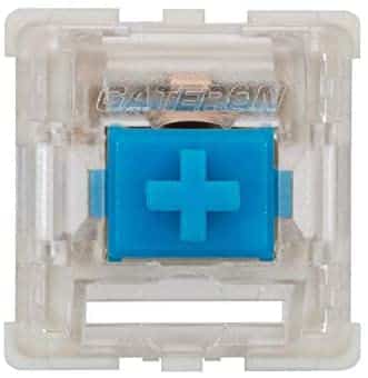 Gateron ks-9 Mechanical Key Switches for Mechanical Gaming Keyboards | Plate Mounted (Gateron Blue, 90 Pcs)