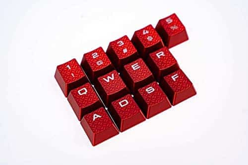 Cherry MX Key Switch FPS Backlit Key Caps for Corsair Gaming Keyboards red