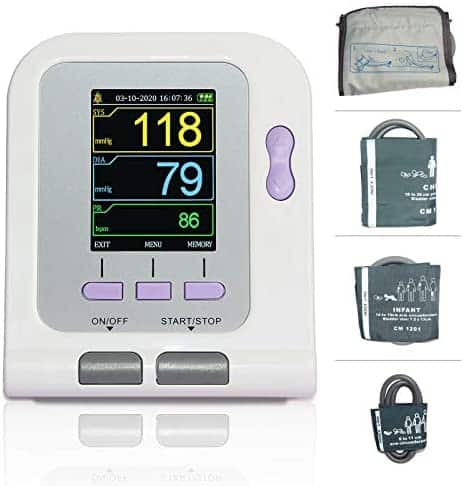 Fully Automatic Upper Arm Blood Pressure Monitor 3 Mode 4 Cuffs Electronic Sphygmomanometer …