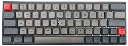 YUNZII SK64 Black Hotswap Mechanical Gaming Keyboard with Optical Switch, RGB, Programmable Custom Keyboard (Gateron Brown Switch,Black 64 Keys)
