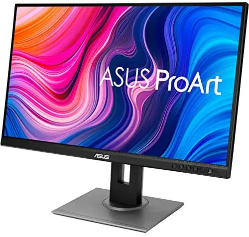 ASUS ProArt Display PA278QV 27” WQHD (2560 x 1440) Monitor, 100% sRGB/Rec. 709 ΔE < 2, IPS, DisplayPort HDMI DVI-D Mini DP, Calman Verified, Eye Care, Anti-Glare, Tilt Pivot Swivel Height Adjustable