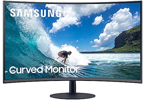 SAMSUNG 32-inch T55 Series – 1000R Curved Monitor: 75Hz, 4ms, 1080p (LC32T550FDNXZA)