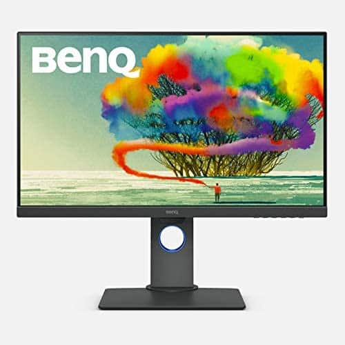 BenQ 27” 2K QHD Monitor, Commercial/Graphics Design, Video Editing (PD2705Q), 100% sRGB, HDR, Grey, 27″ QHD HDR USB-C (Factory Calibrated)