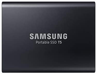 SAMSUNG T5 Portable SSD 1TB – Up to 540MB/s – USB 3.1 External Solid State Drive, Black (MU-PA1T0B/AM)