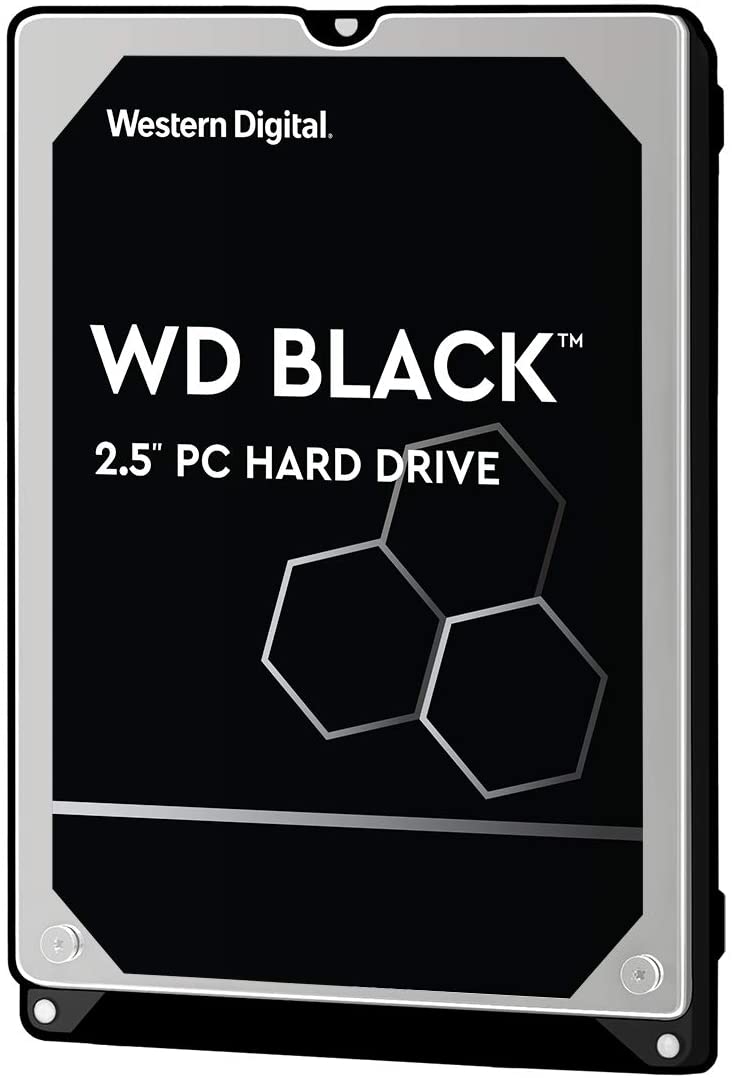 Western Digital 1TB WD Black Performance Mobile Hard Drive – 7200 RPM Class, SATA 6 Gb/s, 64 MB Cache, 2.5" – WD10SPSX