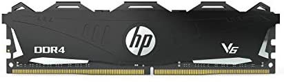 HP V6 Gaming Memory 16GB (2 x 8GB) Dual Channel Kit with Heatsinks DDR4 3200MHz UDIMM SDRAM CL16 for PC Desktop Computer – Black – Intel & AMD Compatible (7TE41AA#ABC)
