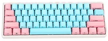108 Key Mechanical Keyboard 61 87 104 Keys Miami Thick PBT Profile Keycap for Switches GH60 Tenkeyless Mechanical Gaming Keyboard (Color : 61 Key Side Print)