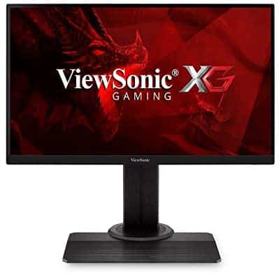 ViewSonic XG2405 24 Inch 1080p 1ms 144Hz Frameless IPS Gaming Monitor with FreeSync Premium Eye Care Advanced Ergonomics Mode HDMI and DP for Esports (Renewed)