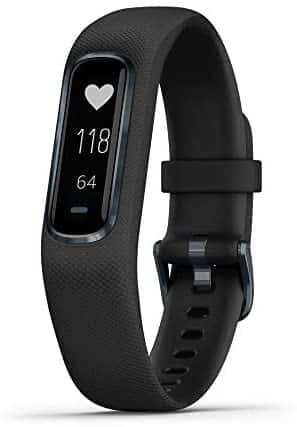 Garmin vivosmart 4, Activity and Fitness Tracker w/ Pulse Ox and Heart Rate Monitor, Black, Large Band