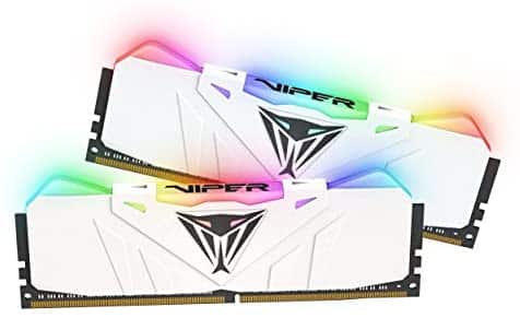 Patriot Viper Gaming RGB Series DDR4 DRAM 3200MHz 16GB Kit – White – RGB Color Profiles