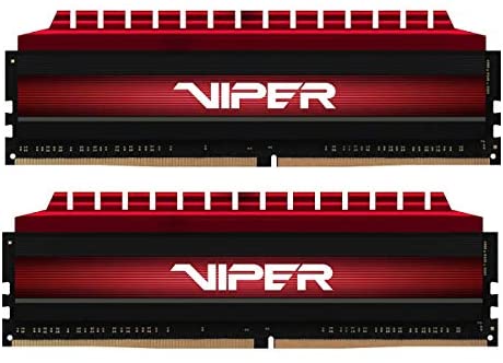 Patriot Viper 4 16GB (2 x 8GB) DDR4 3000MHz C16 XMP 2.0 Performance Memory Kit – Black and Red – PV416G300C6K