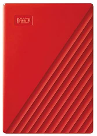 WD 4TB My Passport Portable External Hard Drive HDD, USB 3.0, USB 2.0 Compatible, Red – WDBPKJ0040BRD-WESN