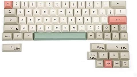 YMDK DSA Profile 9009 Dye Sub 61 64 68 ANSI Keycap Thick PBT Keycap Set for MX Mechanical Keyboard GH60 XD64 GK64 Tada68 (Only Keycap)