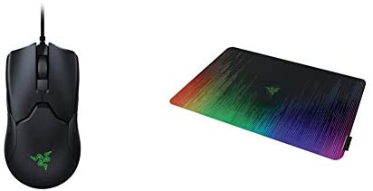 Razer Viper Ultralight Ambidextrous Wired Gaming Mouse & Sphex V2 Gaming Mouse Pad: Ultra-Thin Form Factor – Optimized Gaming Surface – Polycarbonate Finish