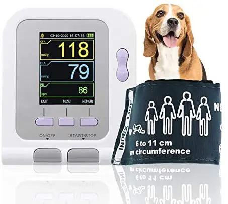 Vet Electronic Sphygmomanometer Automatic Blood Pressure Monitor Tonometer with Download PC Software CONTEC08A-VET
