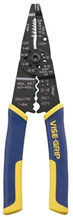 IRWIN Vise-Grip Wire Stripping Tool / Wire Cutter, 8-Inch (2078309)