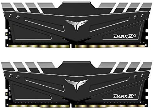 TEAMGROUP T-Force Dark Za (Alpha) 16GB Kit (2x8GB) DDR4 Dram 3200MHz (PC4-25600) CL16 Desktop Memory Module for AMD Ryzen – TDZAD416G3200HC16CDC01
